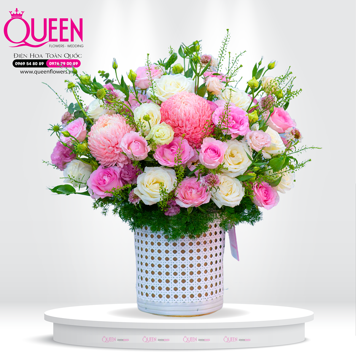 Mẫu Hoa Giỏ Đẹp 070